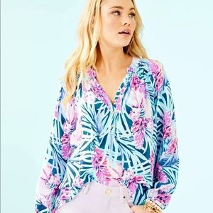 NWOT Lilly Pulitzer Elsa top in Tweethearts